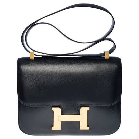 hermes constance navy blue|hermes constance leather handbags.